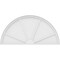 Ekena Millwork Half Round 4 Spoke Architectural Grade PVC Pediment, 52"W x 26"H x 2"P PEDPS052X260HRO04 - alternate 4